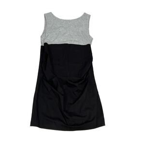 Rosie Pope, Maternity Sleeveless Shift Dress,‎ Black and Gray, Size S, KB76